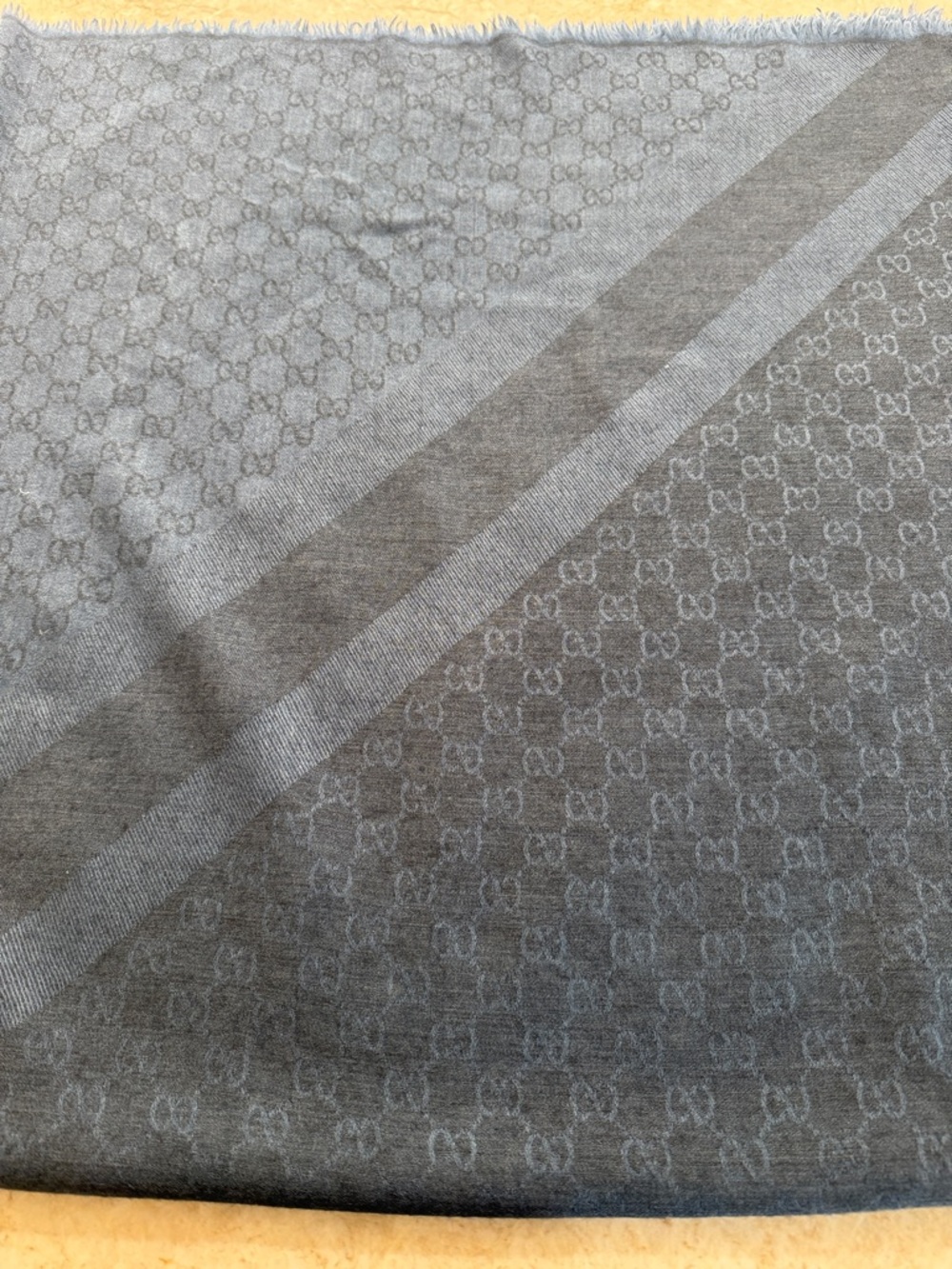 Gucci blue scarf